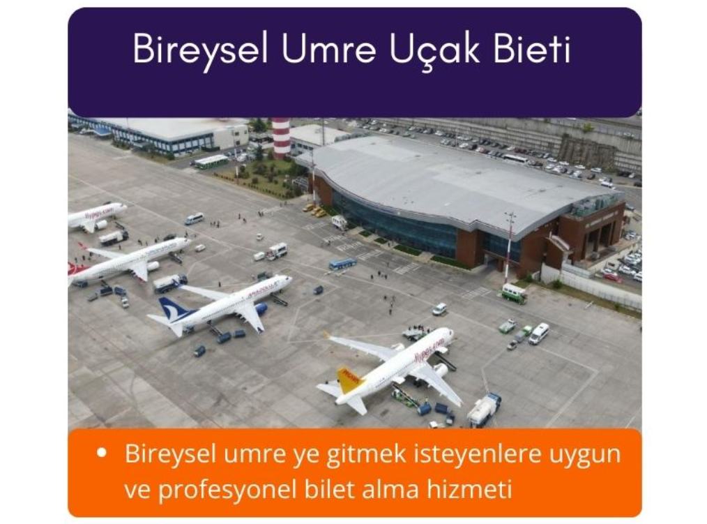 Bireysel Umre Uçak Bieti>