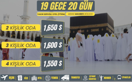 20 GÜNLÜK UMRE